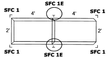 AGI AC184 SFC single 2' x 4' fixture configuration 4